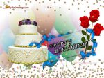 Happy Birthday Wishes And Cake Images (J-433-1)