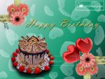 Birthday Images With Chocolate Cake (J-443-1)