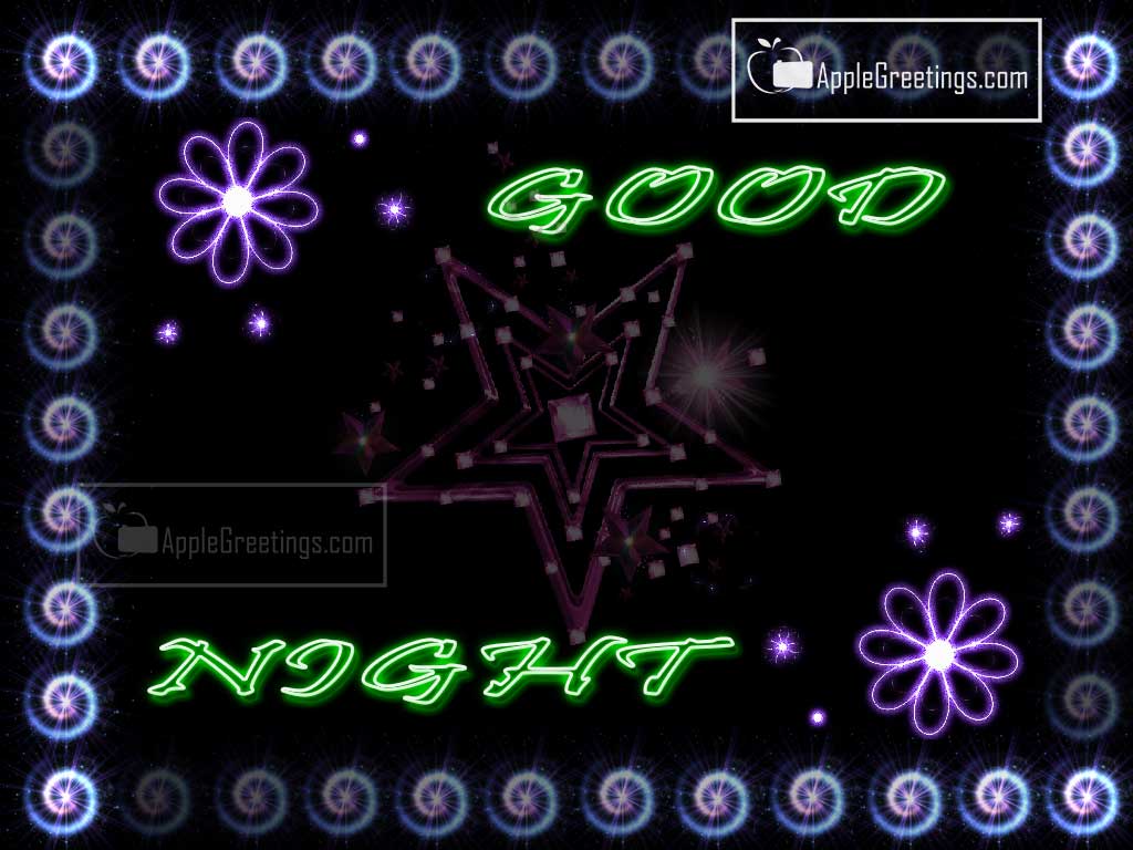 Wishes For Good Night With Greetings Images Pictures 2016 (Image No : J-484-1)