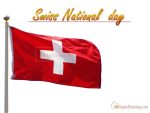 Happy Swiss National Day Greeting Card (M-445)