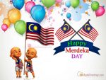 Happy Greetings For Merdeka Day (M-450)