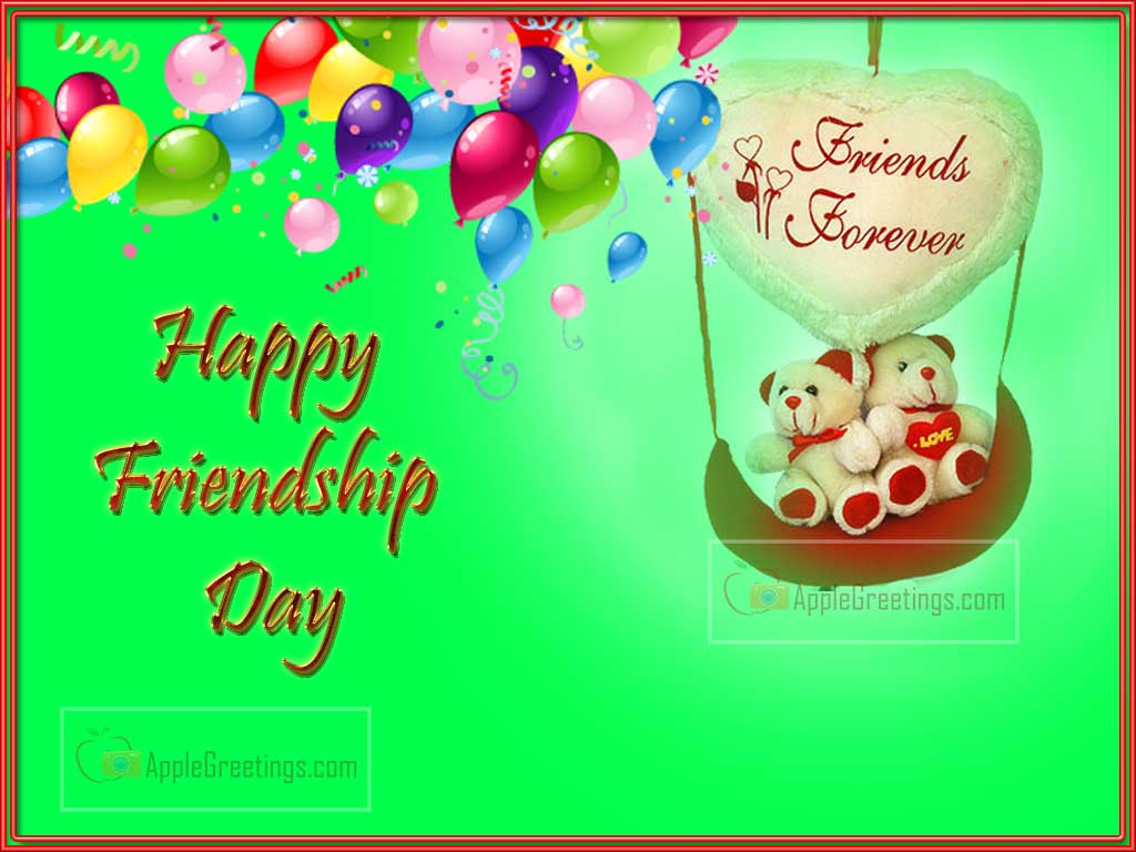 Friendship Day Message In Balloon, Happy Friendship Day Balloon Images 