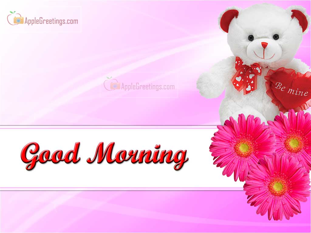 Best Wishes For Good Morning With Teddy Bear Greetings And Images (Image No : T-77-2)