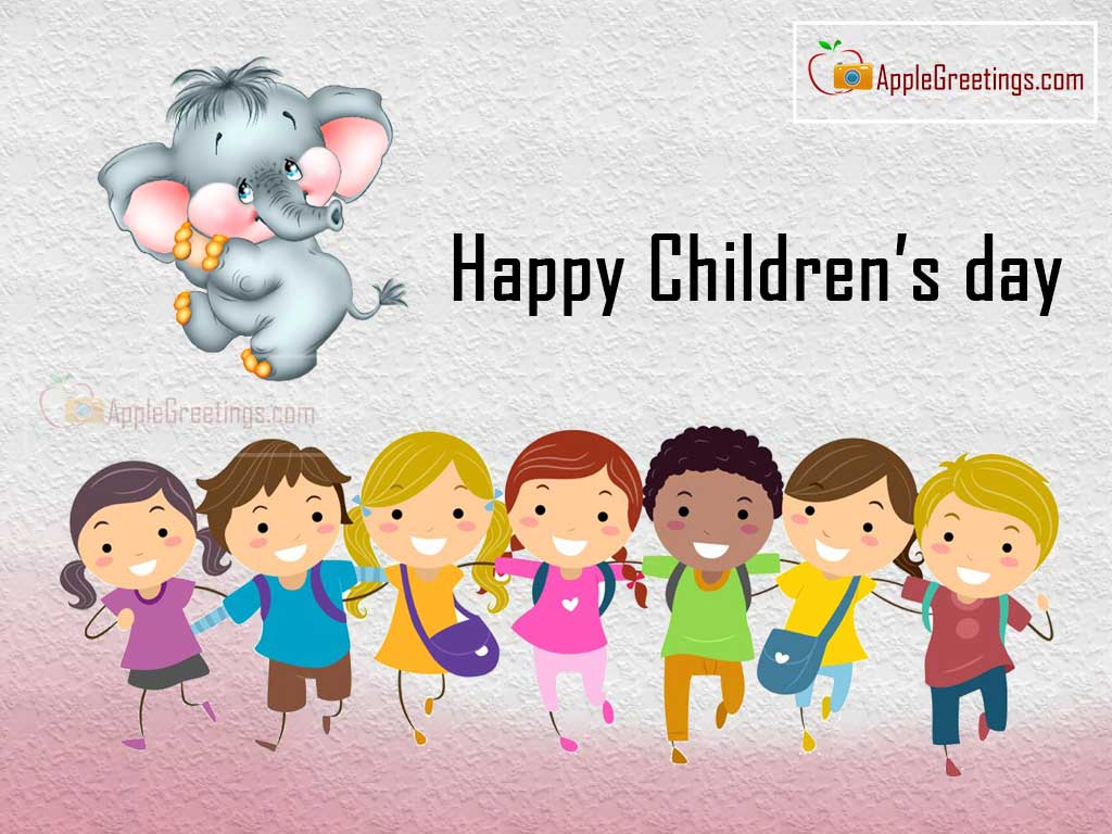Best Wishes On Children’s Day With Happy Wishes Greetings Images (Image No : J-508-1)