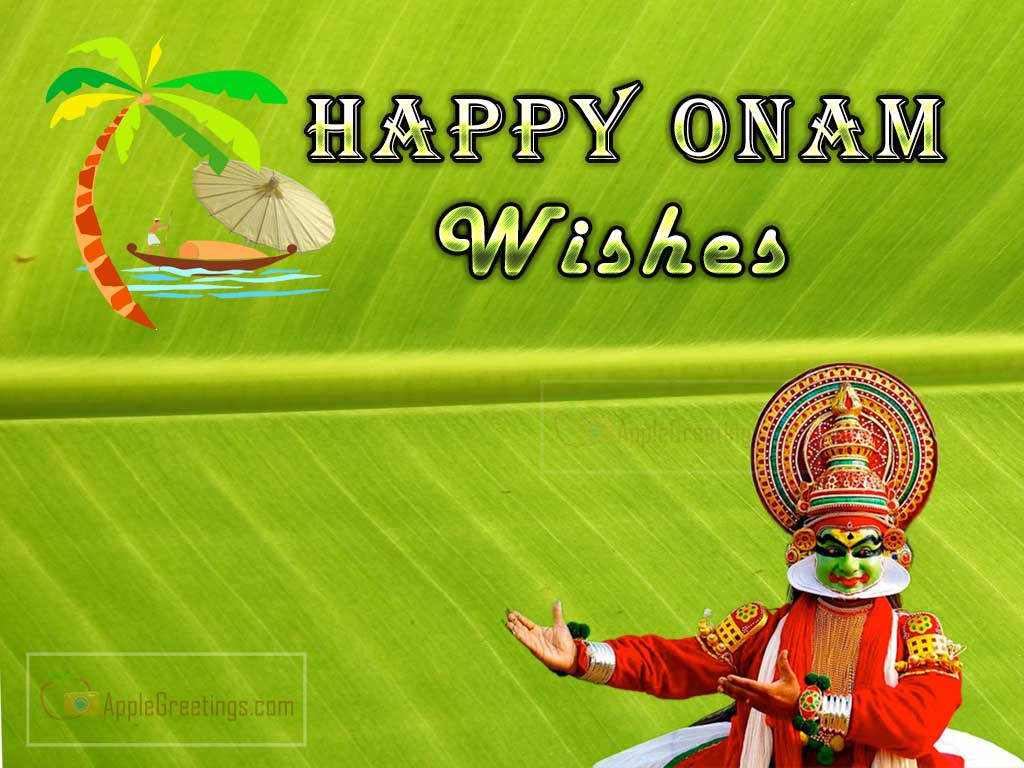Kerala Kathakali Face Background Images For Happy Onam Celebration Wishes Share In Facebook