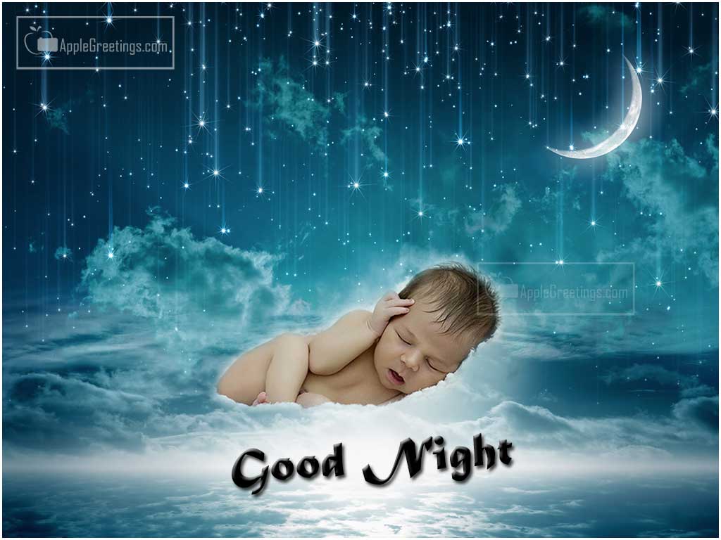 Good Night Sleeping Baby Images For Whatsapp To Wish Good Night To Friends