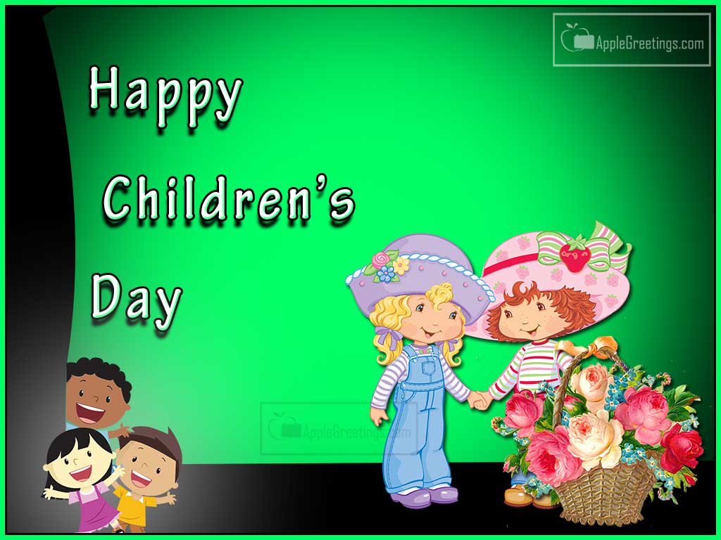 Awesome Happy Children’s Day Wishes Photos Pictures Share In Whatsapp (Image No : T-608)