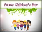 Greetings With Children’s Day Wishes (T-617)