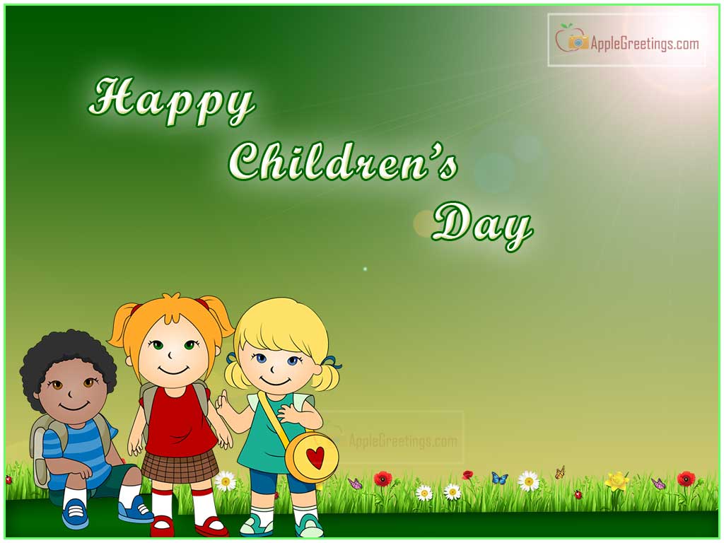 Free Dowload And Share Greetings For Children’s Day Wishes Share In Facebook (Image No : T-620)