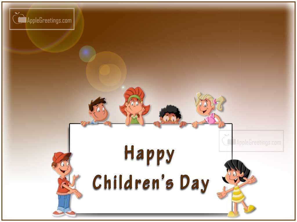 Some Best Children’s Day Pics, Children’s Day Wishes Greetings Images To All (Image No : T-624)