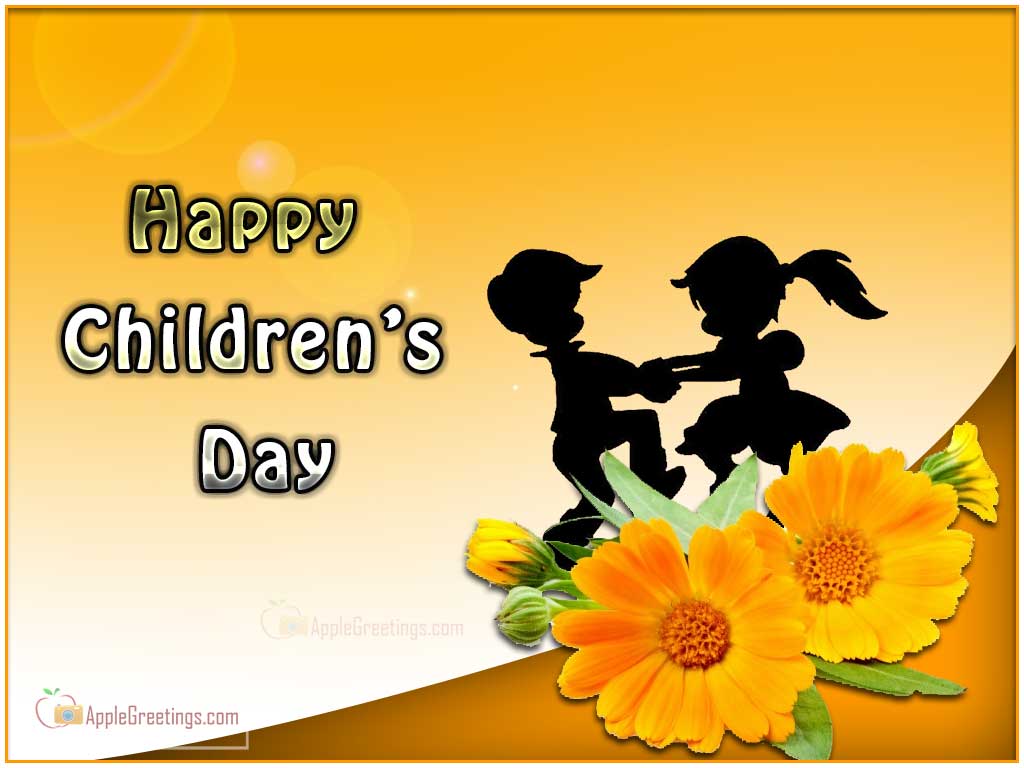 Whatsapp Sharing Children’s Day Best Wishes Greeting Cards Images Photos (Image No : T-629)