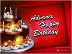 Advance Birthday Wishes Images